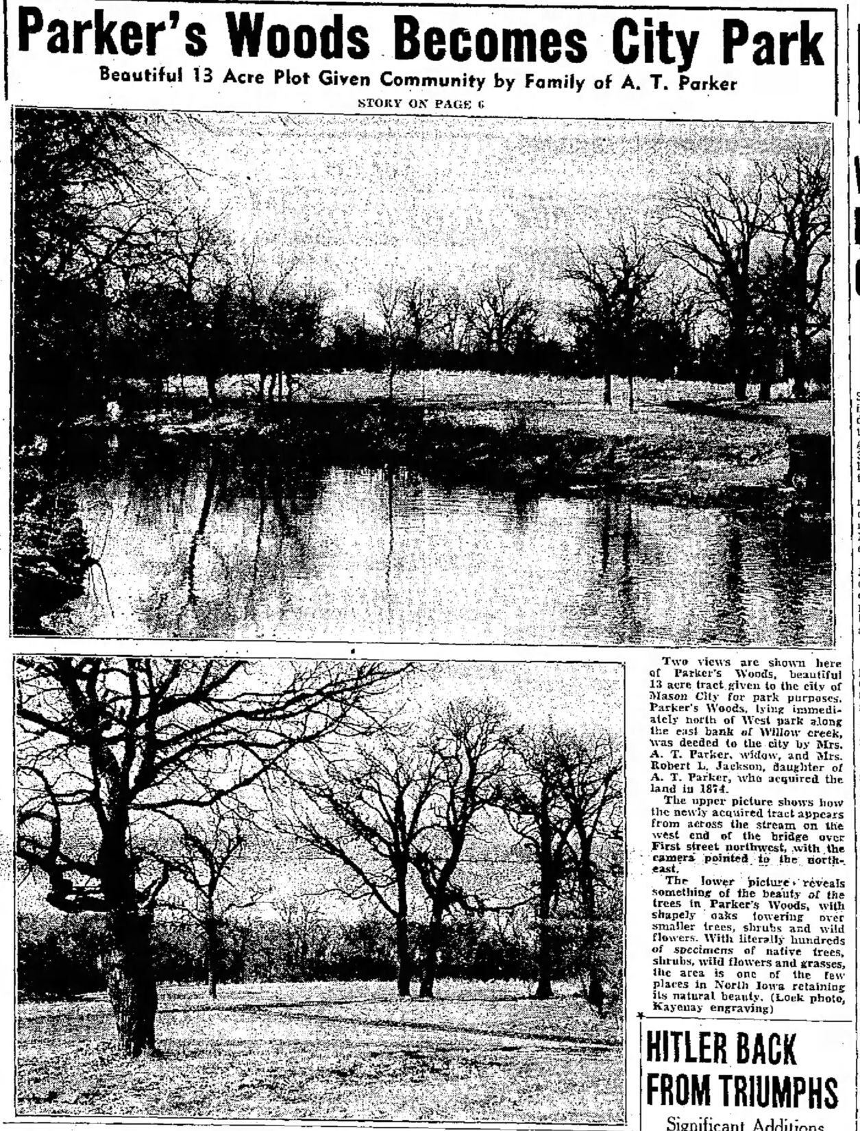 Parkers Woods story